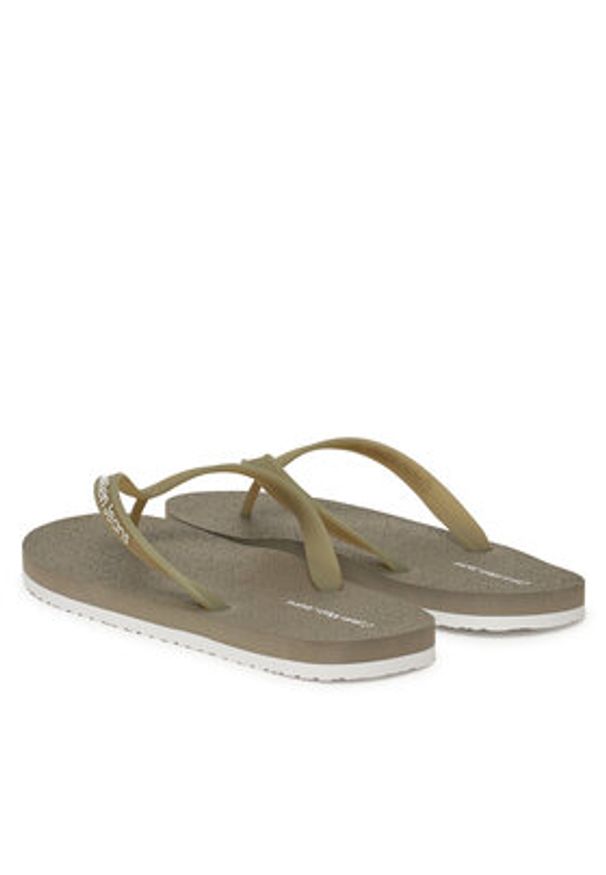Calvin Klein Jeans Japonki Thong+ Tpu YM0YM01265 Brązowy. Kolor: brązowy