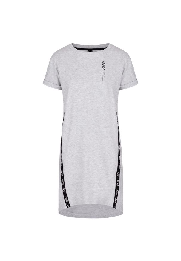 WOMEN'S HEALTH - Sukienka damska LOAP Ewelina szara M. Kolor: szary. Typ sukienki: sportowe. Styl: sportowy