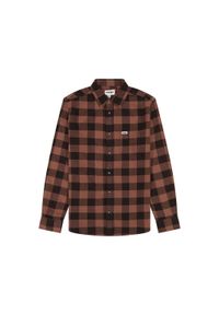 Wrangler - MĘSKA KOSZULA KRATA WRANGLER 1 PKT SHIRT ROOT BEER CHECK 112357381 #4
