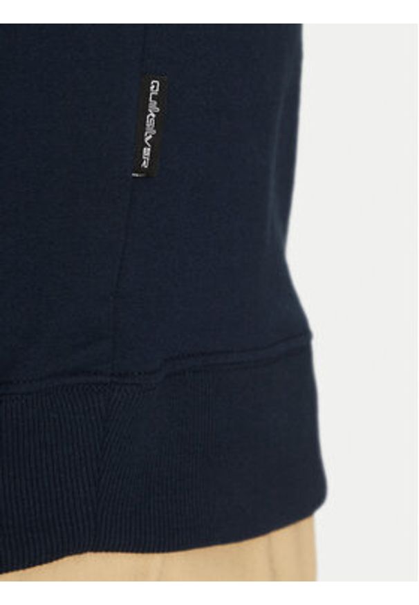 Quiksilver Bluza EQYFT04953 Granatowy Regular Fit. Kolor: niebieski. Materiał: bawełna