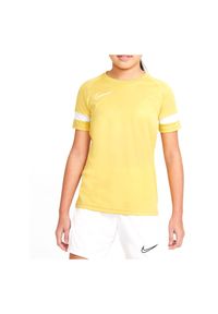 Koszulka dla dzieci piłkarska Nike Dri-FIT Academy CW6103. Materiał: materiał, poliester, skóra, tkanina. Długość rękawa: krótki rękaw. Technologia: Dri-Fit (Nike). Długość: krótkie. Sport: piłka nożna #1