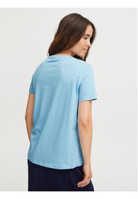 Fransa T-Shirt 20612765 Niebieski Regular Fit. Kolor: niebieski. Materiał: bawełna #8