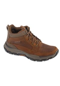 skechers - Buty zimowe męskie, Respected - Esmont. Kolor: brązowy. Sezon: zima #1