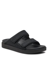 Calvin Klein Klapki Flat Adj Slide Mono Jacq HW0HW01955 Czarny. Kolor: czarny. Materiał: materiał #6