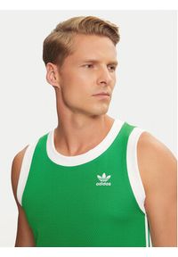 Adidas - adidas Tank top adicolor IZ2452 Zielony Oversize. Kolor: zielony. Materiał: syntetyk #5