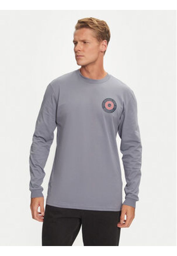 Quiksilver Longsleeve Bloom Cycle EQYZT07707 Niebieski Regular Fit. Kolor: niebieski. Materiał: bawełna. Długość rękawa: długi rękaw