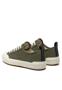 EMU Australia Trampki Hosier W13022 Khaki. Kolor: brązowy. Materiał: bawełna, materiał