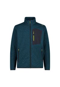 Bluza męska turystyczna CMP 32H2147. Kolor: niebieski, wielokolorowy, czarny. Materiał: polar. Sport: turystyka piesza #2