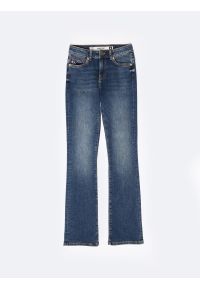 Big-Star - Jeansy damskie granatowe Adela Bootcut 536. Okazja: na co dzień. Stan: podwyższony. Kolor: niebieski. Styl: retro, klasyczny, casual #6