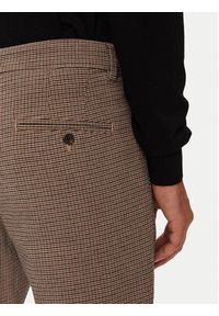 Selected Homme Chinosy 16092753 Beżowy Slim Fit. Kolor: beżowy. Materiał: bawełna
