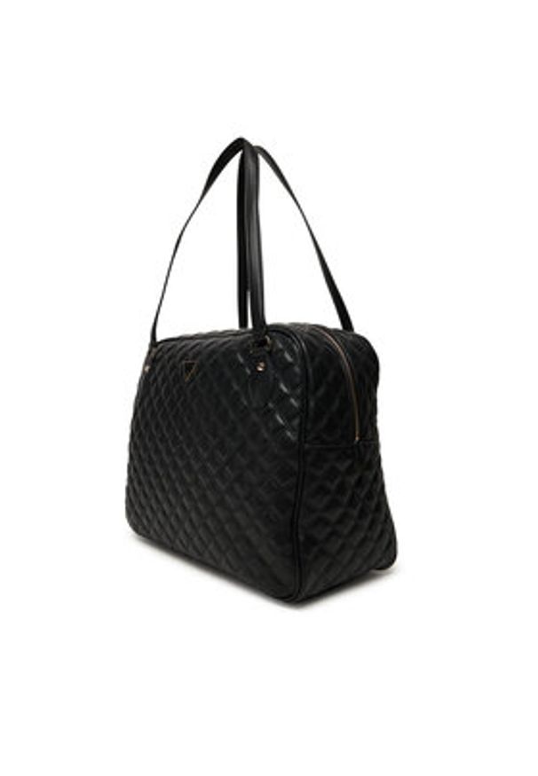 Guess Torba weekendowa Giully TravelTWQN87 48916 Czarny. Kolor: czarny. Materiał: skóra
