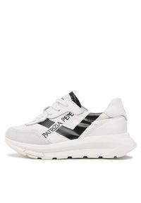 Patrizia Pepe Sneakersy PJ206.06 M Biały. Kolor: biały. Materiał: skóra