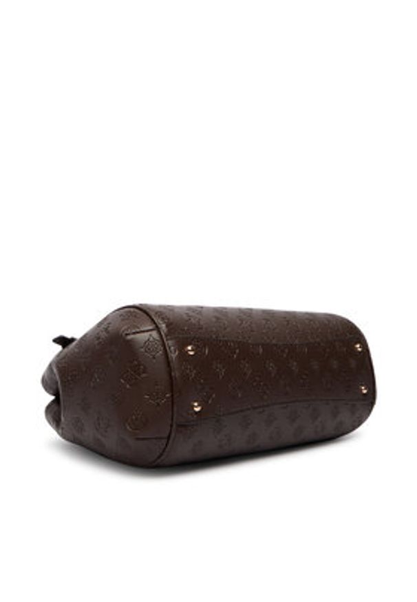 Guess Torebka Diana HWPD97 27060 Brązowy ciemny. Kolor: brązowy. Materiał: skórzane