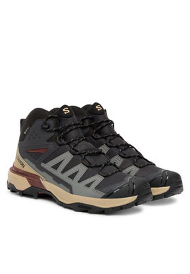 salomon - Salomon Trekkingi X Ultra 360 Mid Gore-Tex L47743300 Szary. Kolor: szary. Materiał: materiał. Technologia: Gore-Tex. Sport: turystyka piesza