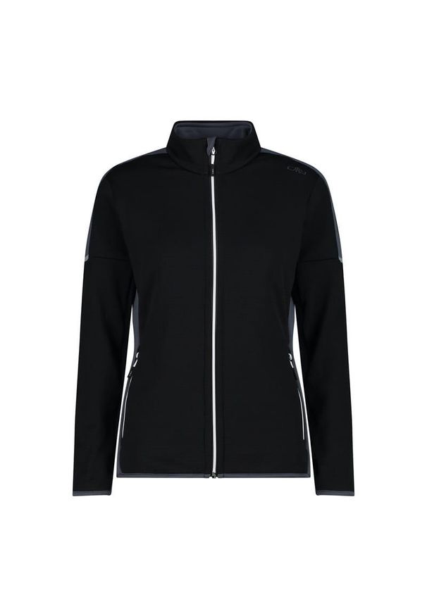 Bluza damska turystyczna CMP 32E0356. Kolor: czarny. Styl: sportowy. Sport: turystyka piesza
