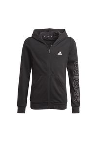 Adidas - Bluza dla dzieci adidas Essentials Full-Zip Hoodie HD. Kolor: biały, czarny, wielokolorowy