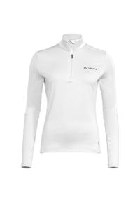 Vaude - Rozpinany polar damski half-zip VAUDE Livigno II. Kolor: biały. Materiał: polar. Sezon: zima. Sport: narciarstwo