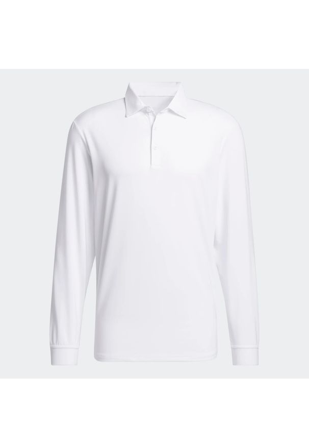 Adidas - Koszulka polo ADIDAS do golfa męska. Typ kołnierza: golf, polo. Materiał: materiał. Długość rękawa: długi rękaw. Długość: długie. Styl: sportowy