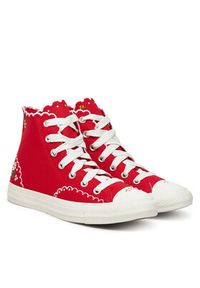 Converse Trampki Chuck Taylor All Star Embroidered Flowers A13518C Czerwony. Kolor: czerwony. Materiał: materiał #5