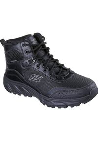 skechers - Buty męskie Skechers Hillcrest 2.0 Woodrock Peak. Kolor: czarny. Materiał: materiał, syntetyk. Sport: fitness #1