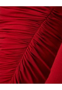 ALEXANDRE VAUTHIER - Czerwona sukienka mini. Kolor: czerwony. Materiał: materiał. Typ sukienki: kopertowe, dopasowane, asymetryczne. Styl: elegancki. Długość: mini #6