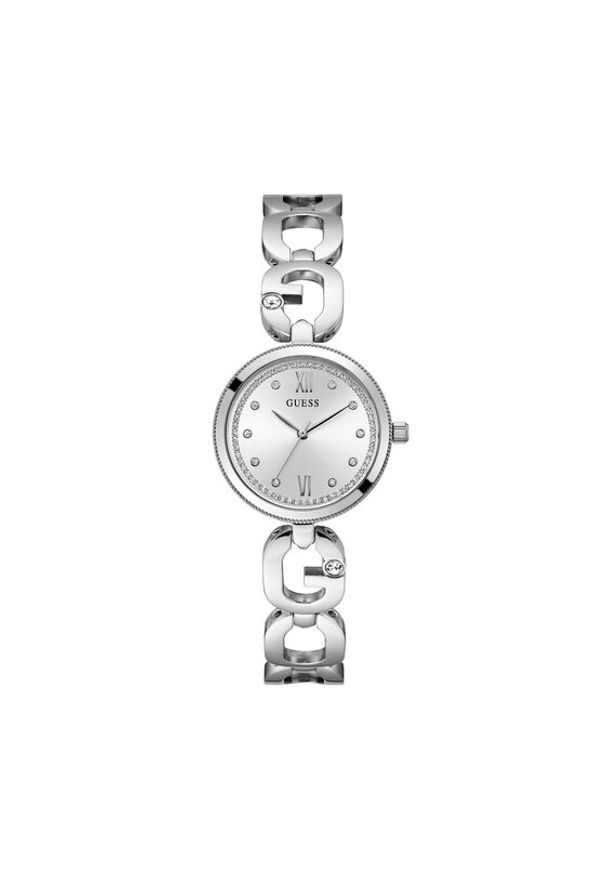 Guess Zegarek GW0759L1 Srebrny. Kolor: srebrny