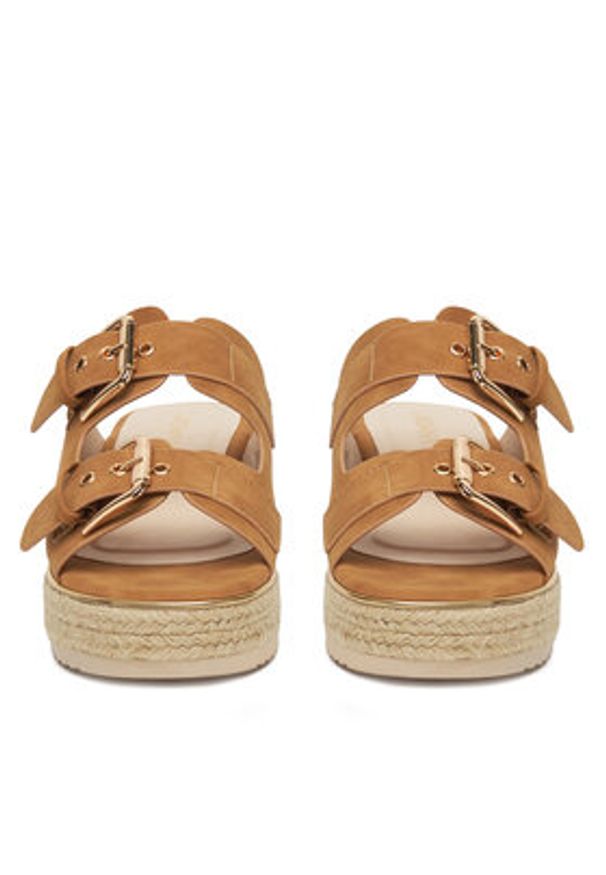 Jenny - JENNY Espadryle LB-P1434-YLD Brązowy. Kolor: brązowy. Materiał: materiał, syntetyk