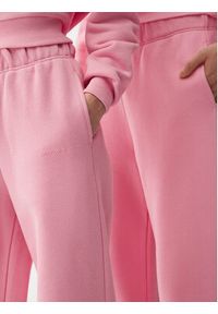 Americanos Spodnie dresowe Unisex Chicago Różowy Wide Leg. Kolor: różowy. Materiał: dresówka, bawełna