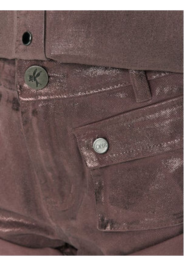 One Teaspoon Szorty jeansowe 26553 Brązowy Regular Fit. Kolor: brązowy. Materiał: bawełna