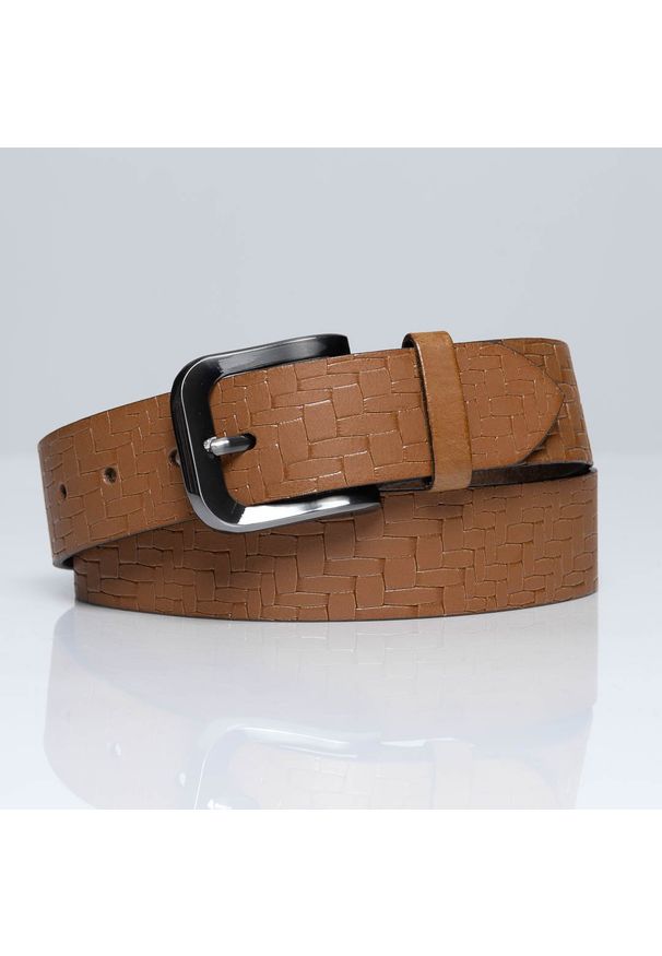 Mustang - MUSTANG PASEK SKÓRZANY SOPO-MUS098 661 40mm Ledergürtel (RK 2647A). Materiał: skóra. Wzór: paski. Styl: elegancki, klasyczny