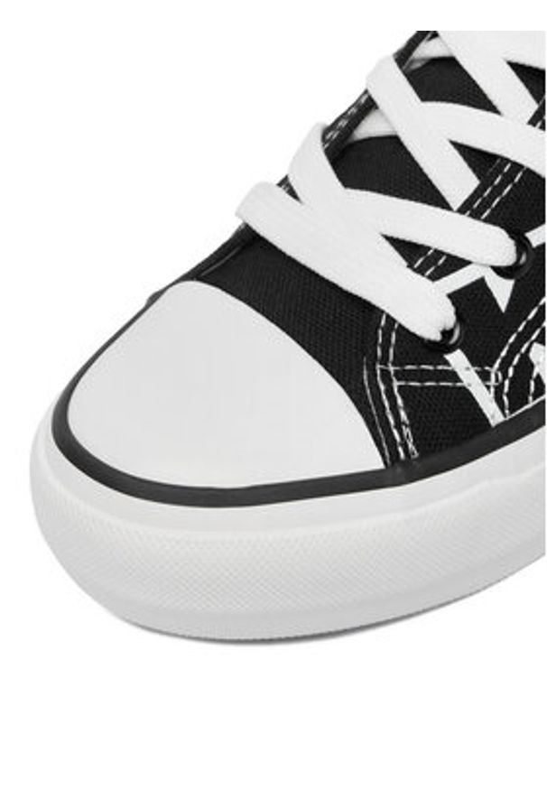 Kappa Trampki YL201408 Czarny. Kolor: czarny. Materiał: materiał