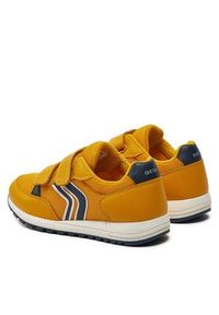 Geox Sneakersy J Alben Boy J459EC 01454 C2PF4 S Żółty. Kolor: żółty. Materiał: materiał, mesh #5