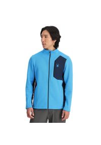 Bluza męska Spyder Bandit Full Zip. Kolor: niebieski. Sport: narciarstwo #1