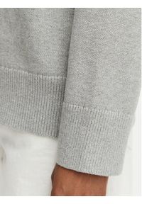Calvin Klein Jeans Sweter LV044G313G Szary jasny Regular Fit. Kolor: szary. Materiał: bawełna #3
