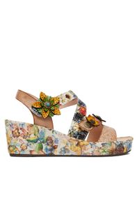 Laura Vita Sandały Facdiao 11 Beżowy. Kolor: beżowy. Materiał: skóra #1