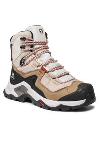 salomon - Trekkingi Salomon. Kolor: beżowy #1