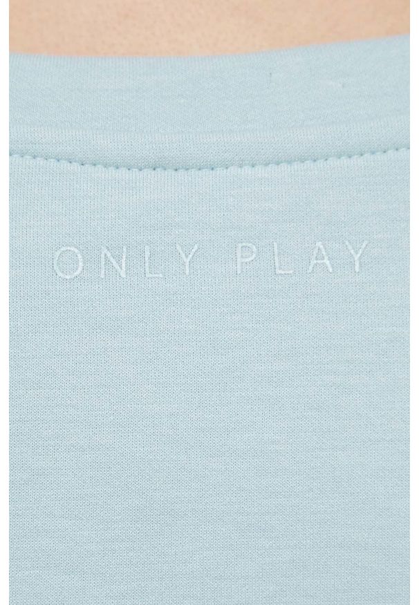 Only Play bluza sportowa damska kolor turkusowy gładka. Kolor: turkusowy. Wzór: gładki. Styl: sportowy