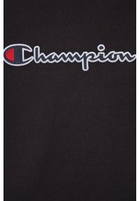 Champion T-shirt bawełniany dziecięcy 404231 kolor czarny. Okazja: na co dzień. Kolor: czarny. Materiał: bawełna. Wzór: haft. Styl: casual #3