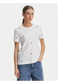 only - ONLY T-Shirt Ketty 15288473 Biały Regular Fit. Kolor: biały. Materiał: bawełna #1