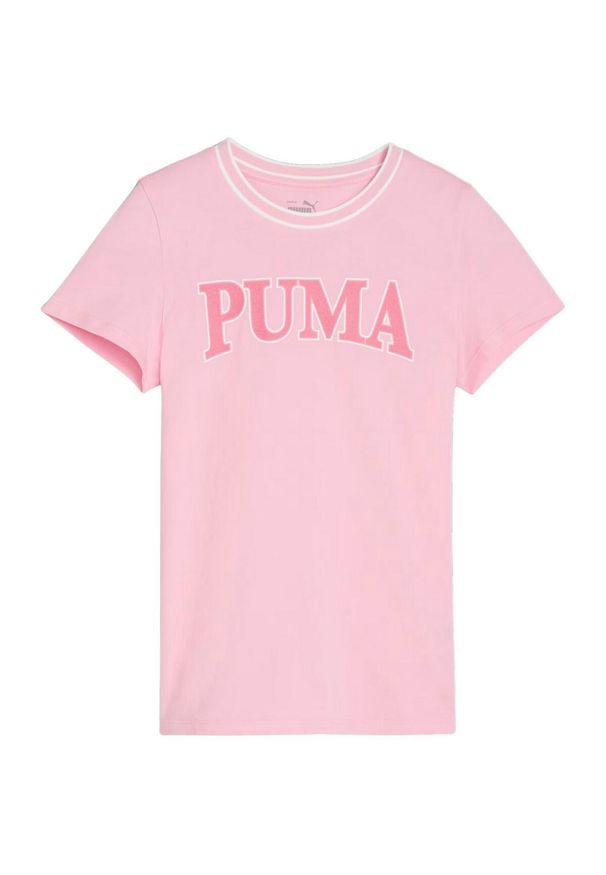Puma - T-shirt Dziecięca Squad. Kolor: różowy