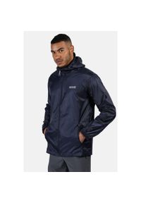 Regatta - Kurtka trekkingowa męska Pack It Jacket III kieszonkowa. Kolor: czerwony, wielokolorowy, niebieski. Materiał: poliamid