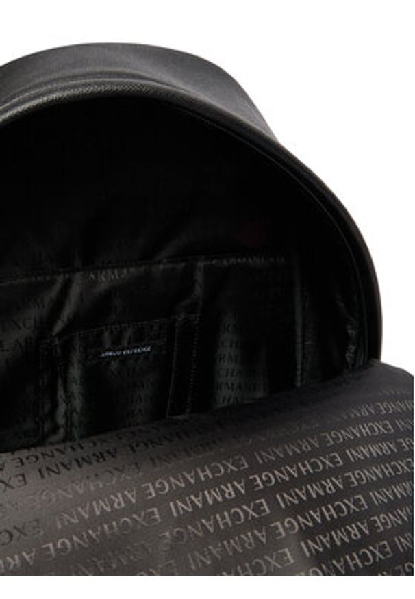 Armani Exchange Plecak XM002036 AF19931 UC001 Czarny. Kolor: czarny. Materiał: skóra