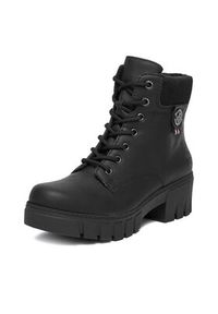 Rieker Trzewiki CEO-74532-00 Czarny. Kolor: czarny. Materiał: materiał #4