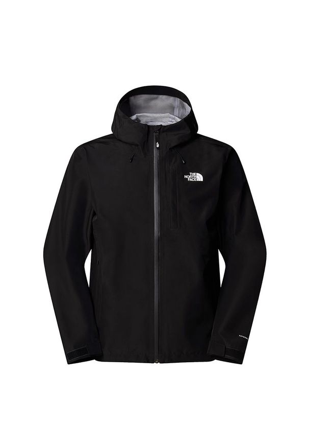 Kurtka męska The North Face Dryzzle Futurelight II 0A8B4XJK31 - czarna. Kolor: czarny. Materiał: poliester. Wzór: aplikacja. Styl: elegancki. Sport: turystyka piesza