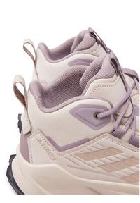 Adidas - adidas Trekkingi Terrex Trailmaker 2.0 Mid Leather Hiking ID0891 Różowy. Kolor: różowy. Materiał: nubuk, skóra #3
