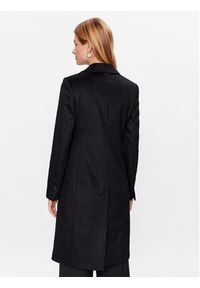 Calvin Klein Płaszcz wełniany K20K205670 Czarny Regular Fit. Kolor: czarny. Materiał: wełna