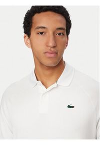 Lacoste Polo DH0159 Biały Regular Fit. Typ kołnierza: polo. Kolor: biały. Materiał: syntetyk #3