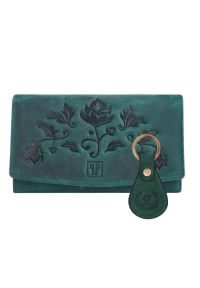 Zestaw prezentowy skórzany PAOLO PERUZZI ZUP-99-GR zielony. Kolor: zielony. Materiał: skóra #1