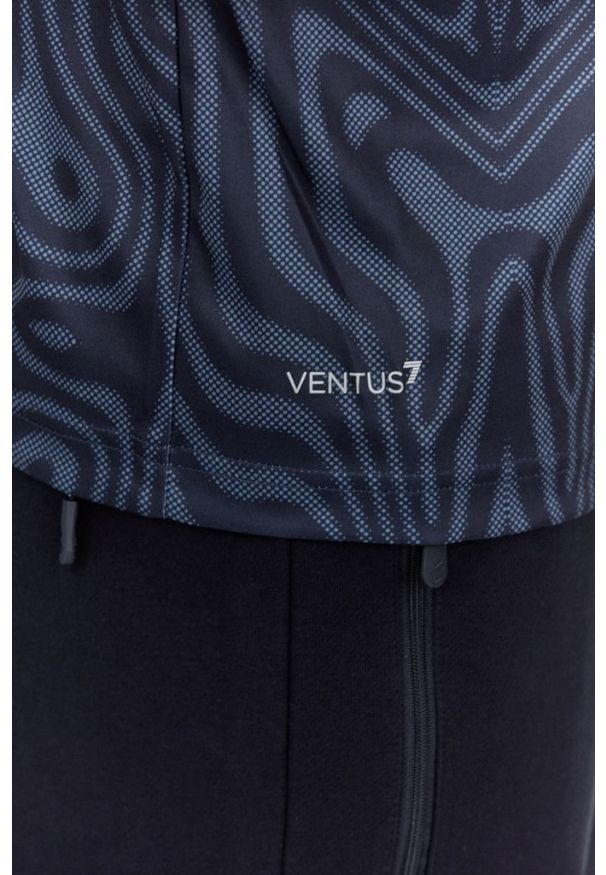 EA7 Emporio Armani - EA7 Funkcyjny t-shirt męski Ventus 7. Kolor: niebieski. Wzór: aplikacja. Styl: sportowy