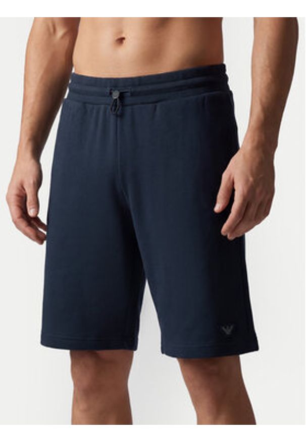 Emporio Armani Underwear Szorty sportowe EM000495 AF19060 UB102 Granatowy. Kolor: niebieski. Materiał: bawełna. Styl: sportowy